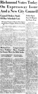 june 13 1950-richmond votes today on expressway-news